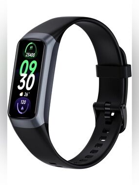NIB Fitness Tracker Smart Watch,24/7 Heart Rate,Sleep,Steps,Health Monitor,Black